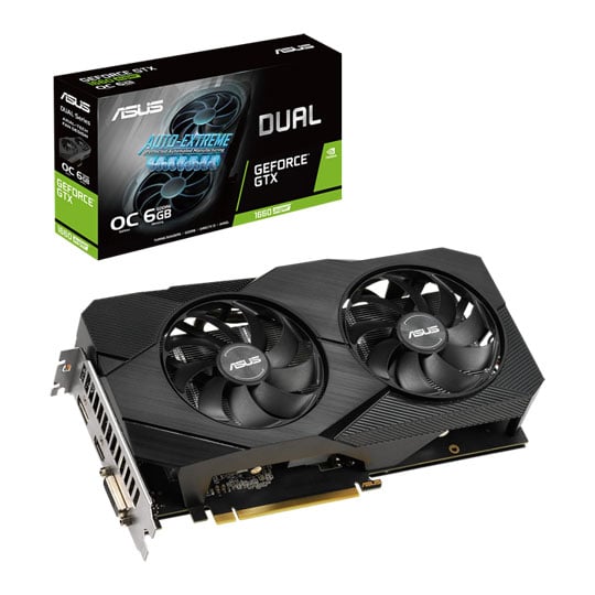 ASUS NVIDIA GeForce GTX 1660 SUPER 6GB DUAL OC EVO Turing Graphics Card : image 1