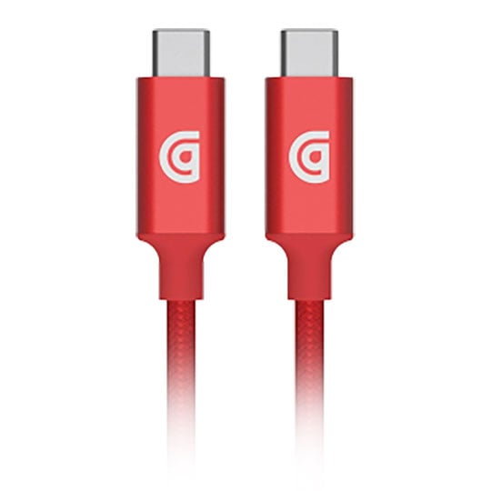 Griffin USB C to USB C Premium Braided Durable Charge/Sync Cable 1.8M upto 65W Red : image 1