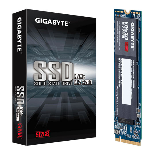 Gigabyte 512GB M.2 PCIe NVMe SSD/Solid State Drive : image 1