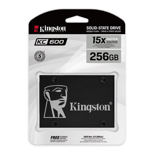 Kingston KC600 256GB 2.5" SATA SSD/Solid State Drive : image 3