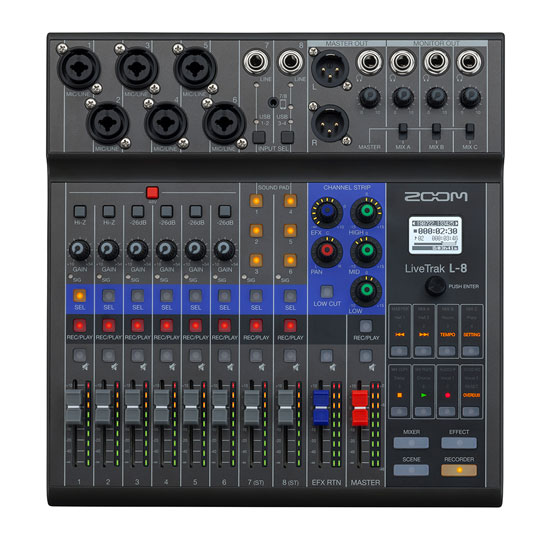 Zoom LiveTrak L-8