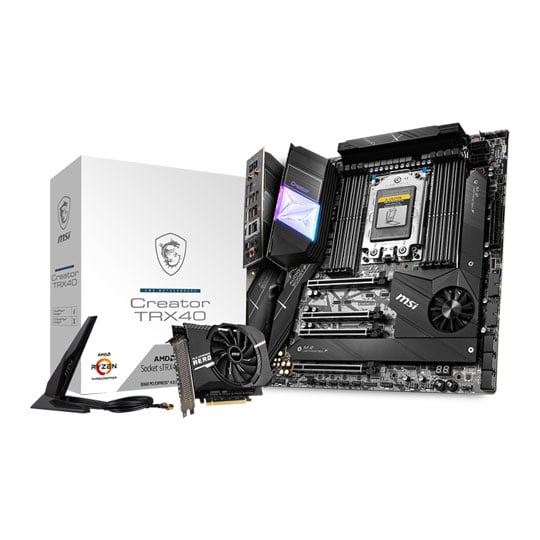 MSI AMD Threadripper TRX40 Creator PCIe 4.0 E-ATX Motherboard : image 1