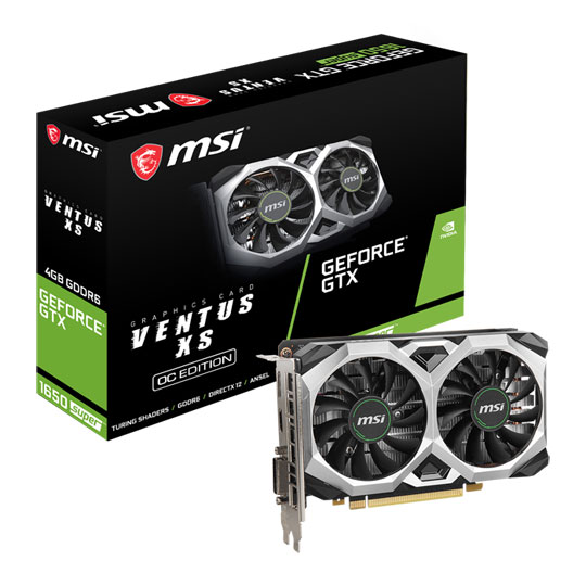 Gtx 1650 Super 1770 Gtx MSI NVIDIA GeForce GTX 1650 SUPER 4GB