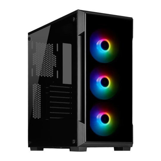 Corsair iCUE 220T RGB Mid Tower Windowed PC Gaming Case : image 1