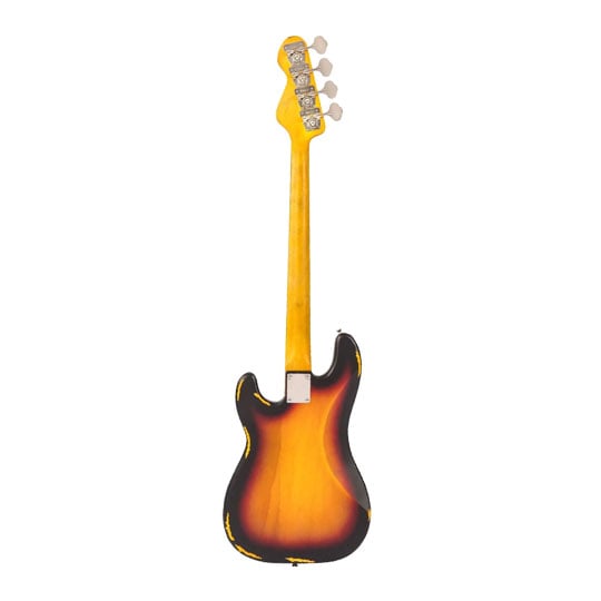 (B-Stock) Vintage - V4 ICON Bass - Distressed Sunset Sunburst : image 4