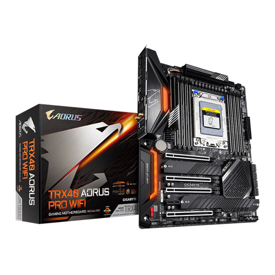 Gigabyte AMD Threadripper TRX40 AORUS PRO WIFI PCIe 4.0 ATX Motherboard : image 1