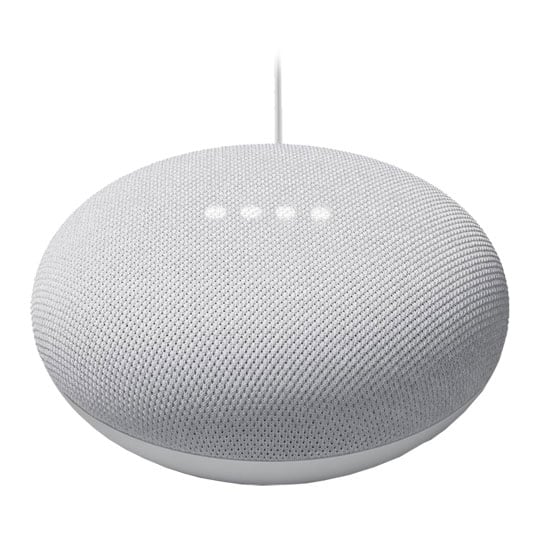 Google Nest Mini 2nd Gen Smart Speaker Chalk/Grey (2020) : image 1