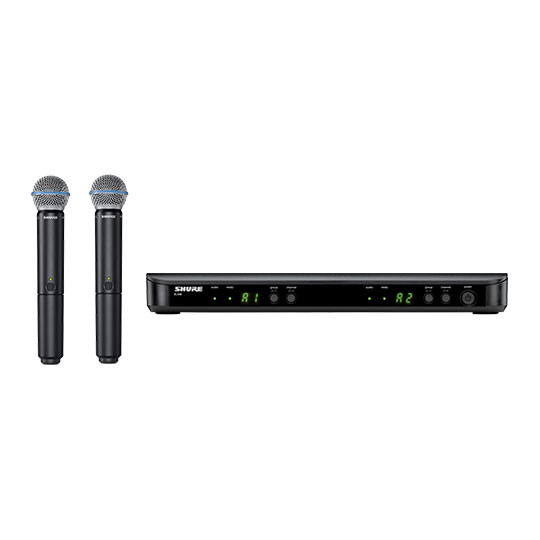 Shure BLX® Dual System w/BETA58 Microphone