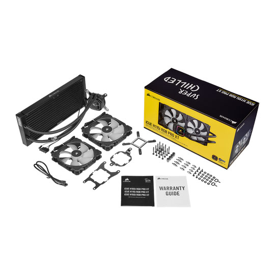 Corsair 280mm H115i RGB PRO XT Intel/AMD CPU Liquid Cooler
