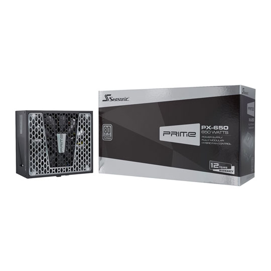 Seasonic PRIME PX 650 Watt Full Modular 80+ Platinum PSU/Power Supply