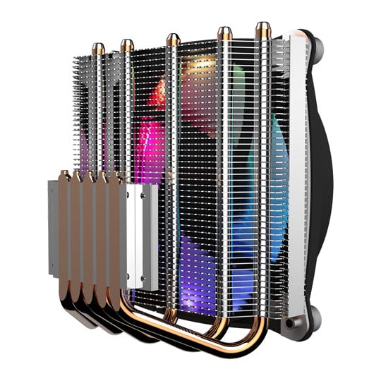 GameMax Gamma 300 Rainbow ARGB Low Profile CPU Cooler Intel/AMD