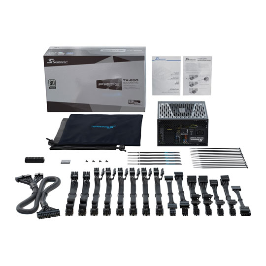 Seasonic PRIME TX 850 Watt Full Modular 80+ Titanium PSU/Power Supply : image 4