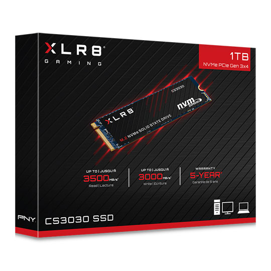PNY XLR8 CS3030 1TB M.2 PCIe NVMe SSD/Solid State Drive : image 3