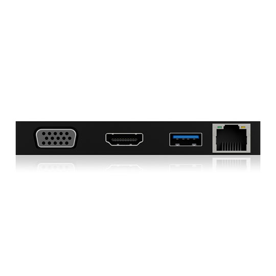 ICY BOX USB Type-C Docking Station with Integrated Cable : image 3