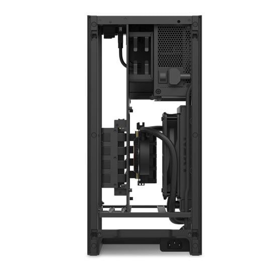 NZXT H1 Mini-ITX Windowed PC Gaming Case with 650W PSU & AIO Cooler Fitted White : image 2