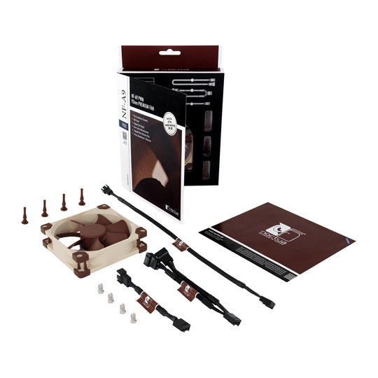 Noctua NF-A9 PWM 92mm Beige/Brown Fan : image 4