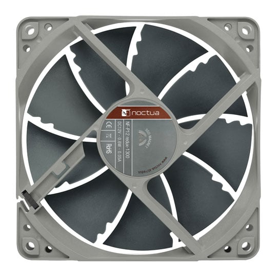 Noctua NF-P12 REDUX 1300RPM 120mm Grey/Black Quiet Case Fan : image 3