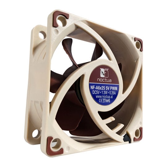 Noctua NF-A6x25 5V PWM 60mm Beige/Brown Fan