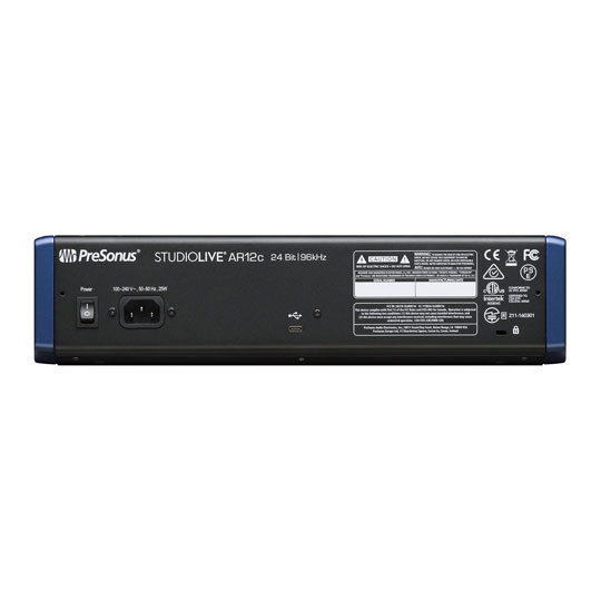 Presonus StudioLive AR12c Interface, Mixer, Recorder : image 4