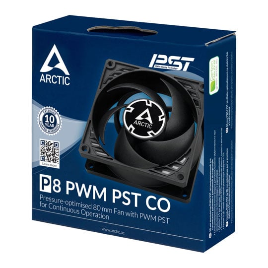 Arctic P8 PWM PST CO Fan Black : image 4