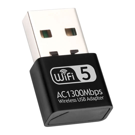 Xclio Dual Band Wireless AC1300Mbps USB3.0 MU-MIMO Network Adapter