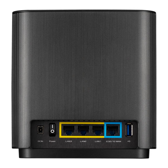 ASUS ZenWiFi 11AX Version 2 (XT8) AiMesh AX6600 WiFi 6 Single Unit Black : image 4