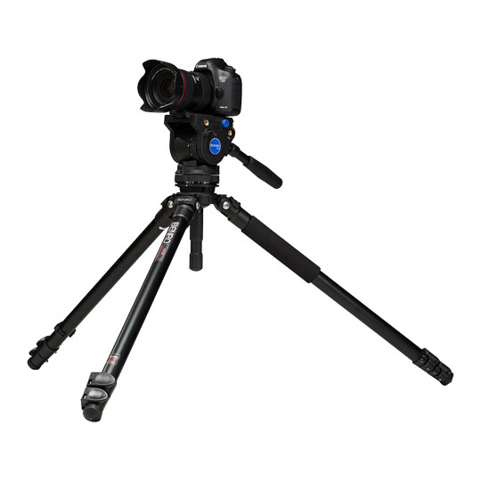 Benro BV Series Single Tube Aluminium Video Tripod w/ BV4H Head : image 4