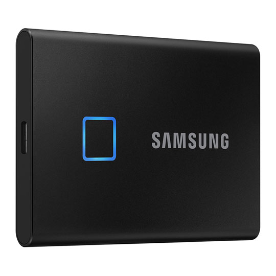 SAMSUNG T7 Touch Black 2TB Portable SSD with Fingerprint ID : image 1