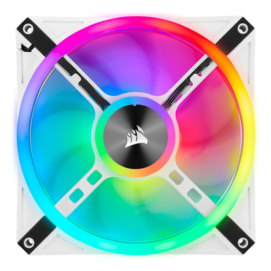 Corsair iCUE QL140 RGB White Single 140mm PWM Fan Expansion Pack : image 4