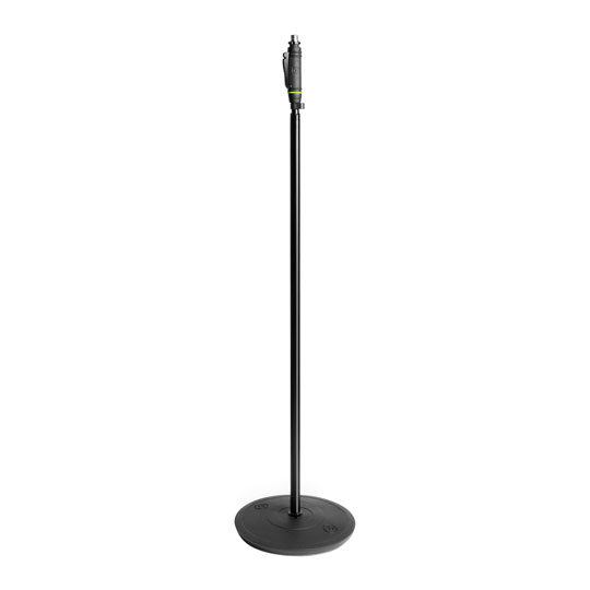 Gravity Clutch Microphone Stand with Round Base