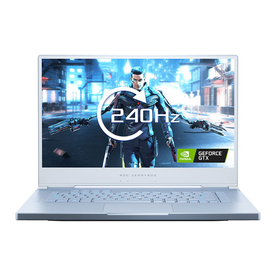 ASUS ROG Zephyrus M FHD 240Hz i7 GTX 1660Ti Glacier Blue Performance Laptop : image 1