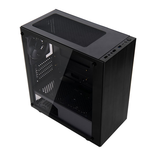 Tecware Mini Case Tecware Nexus M Mini Tower Black Tempered Glass Gaming Case LN105293 ...