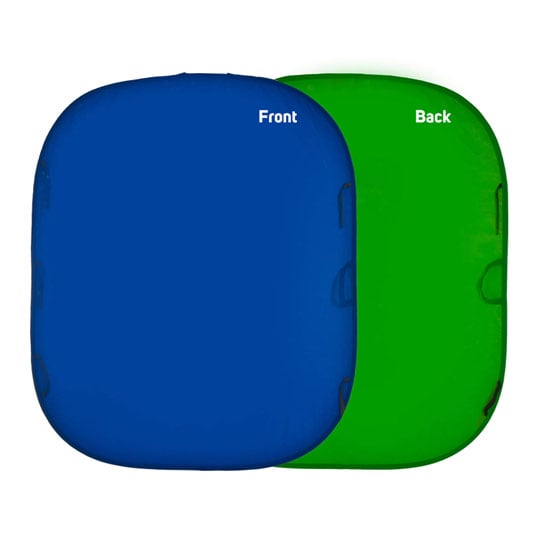 Manfrotto Collapsible 1.5 x 1.8m Green/Blue Background