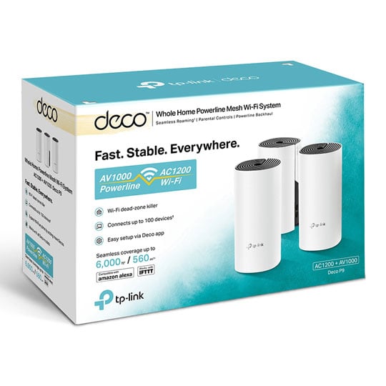 TP-LINK Deco P9 Hybrid Mesh Wi-Fi Triple Kit