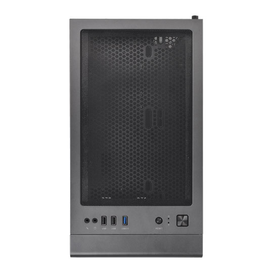 Thermaltake S100 TG Tempered Glass Micro-ATX Case Black : image 3