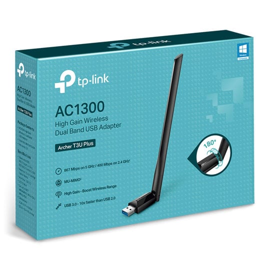 TP-LINK Archer T3U Dual Band USB Adapter AC1300