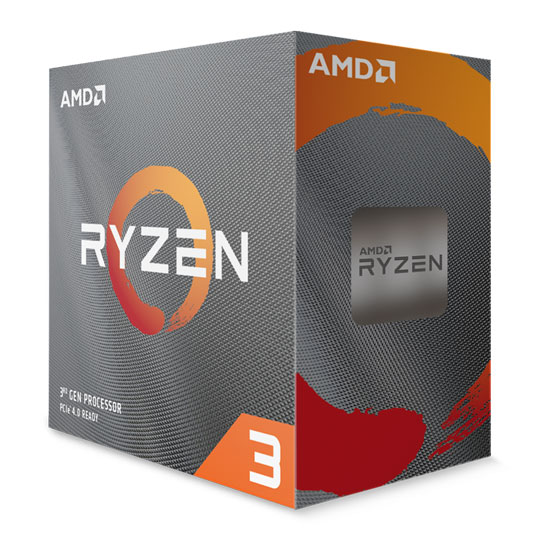 AMD Ryzen 3 3300X Gen3 4 Core AM4 CPU/Processor LN107023 - 100