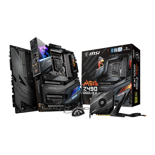 MSI MEG Intel Z490 GODLIKE E-ATX Ultimate Enthusiast Motherboard : image 1