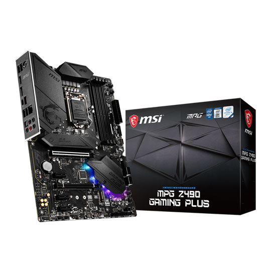 MSI MPG Intel Z490 GAMING PLUS ATX Motherboard MSI MPG Intel Z490 GAMING PLUS ATX Motherboard