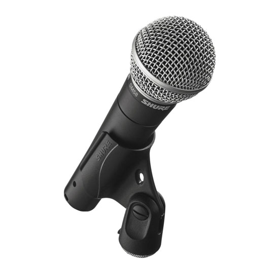 Shure SM58 Dynamic Vocal Microphone, Stagg Stand & Lead