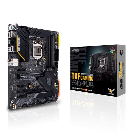ASUS Intel Z490 TUF GAMING Z490-PLUS ATX Motherboard : image 1