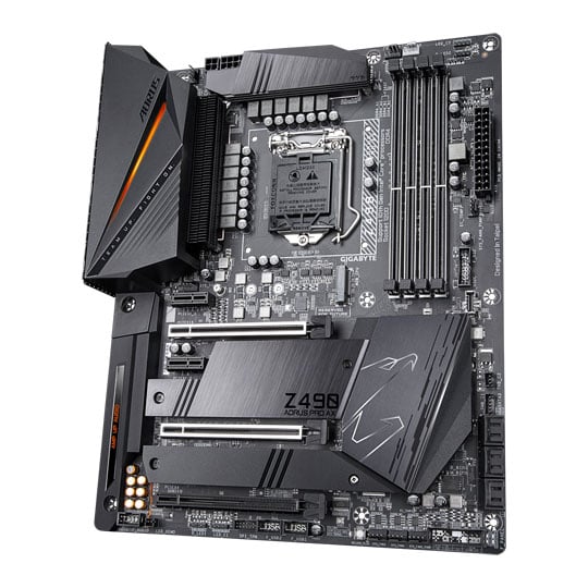 Gigabyte Intel Z490 AORUS PRO AX ATX Motherboard : image 3