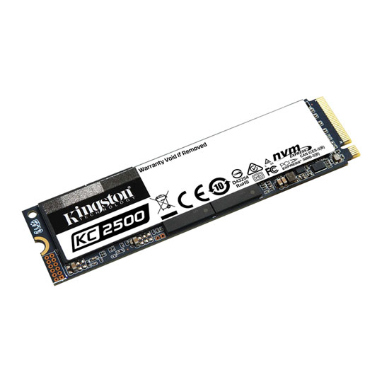 Kingston KC2500 1TB M.2 PCIe 3.0 x4 NVMe SSD/Solid State Drive : image 1