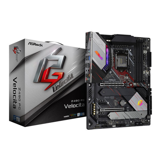 ASRock Z490 Phantom Gaming Velocita ATX Motherboard : image 1