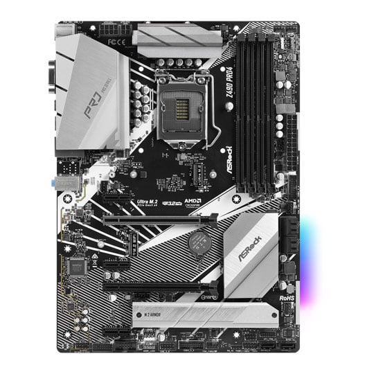 ASRock Intel Z490 PRO 4 ATX Motherboard LN107250 - 90-MXBC50