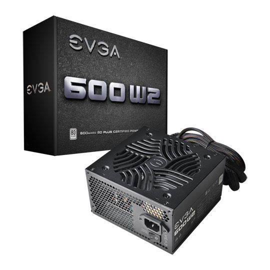 EVGA 600 W2 80+ ATX Fully Wired Power Supply (2020 Update) LN107293 ...