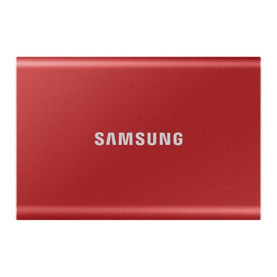 Samsung T7 Red 1TB Portable External SSD USB-C/A Gen2 : image 3