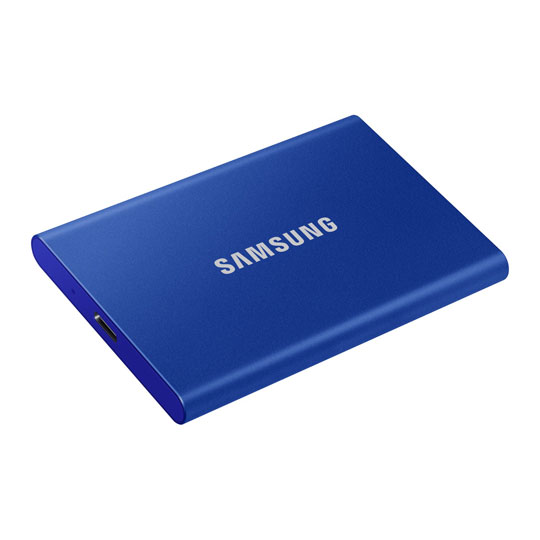Samsung T7 Blue 2TB Portable External SSD USB-C/A Gen2