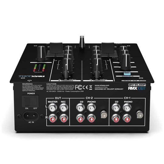 Reloop RMX-10 BT DJ Mixer : image 4