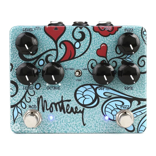 Keeley Monterey Fuzz Vibe rotary autowah pedal